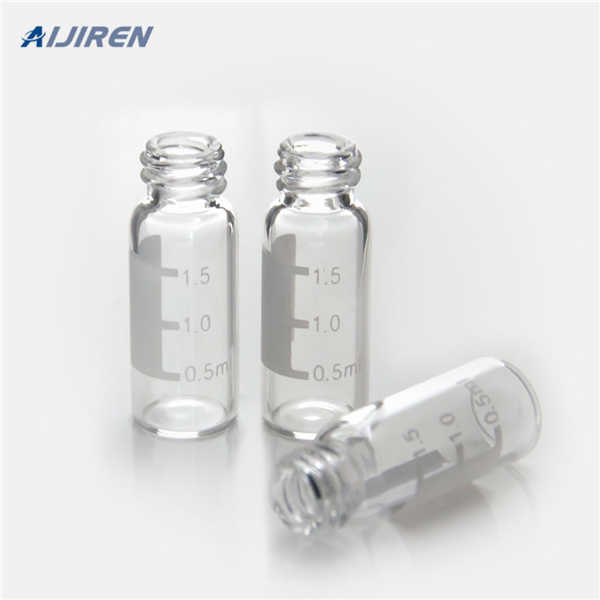 Iso9001 2ml hplc autosampler vials with writing space Alibaba